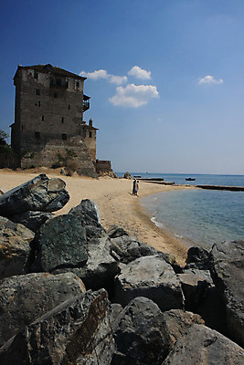 포토 JPG 해외이미지 구름 바다 여행 하늘 휴가 사람없음 파란색 그리스 암초 해외202004 해외포토 자연요소 유럽 컬러 파일형식 이미지허브