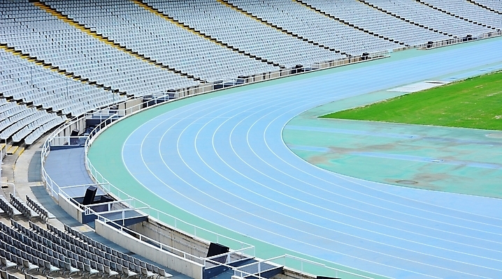 포토 JPG 해외이미지 선 스포츠 벤치 의자 앉기 사람없음 달리기 축구 경기장 공백 플라스틱 일반 선로 줄서기 해외202004 해외포토 가구 스포츠시설 모션 재질 구기 파일형식 이미지허브