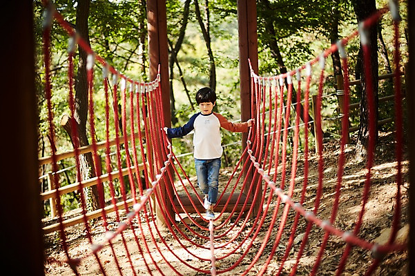 포토 JPG 주간 전신 공원 남자 어린이라이프 어린이 한명 야외 앞모습 걷기 한국인 놀이터 즐거움 흔들다리 소년한명만 국내포토 자연요소 1 라이프스타일 공공시설 감정 뷰포인트 모션 놀이 사람 동양인 다리_건축물 남자한명만 소년만 파일형식
