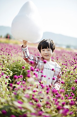 포토 JPG 주간 남자 어린이라이프 어린이 꽃밭 한명 서기 미소 상반신 야외 앞모습 귀여움 한국인 솜사탕 소년한명만 국내포토 자연요소 1 라이프스타일 꽃 뷰포인트 컨셉 모션 디저트 표정 사람 동양인 남자한명만 소년만 파일형식