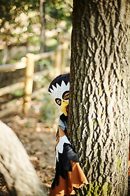 포토 JPG 주간 나무 남자 어린이라이프 어린이 조류 한명 서기 상반신 야외 앞모습 분장 귀여움 한국인 숲속 숨기 역할놀이 코스프레 소년한명만 국내포토 자연요소 식물 동물 1 라이프스타일 뷰포인트 컨셉 모션 놀이 사람 동양인 숲 남자한명만 소년만 파일형식