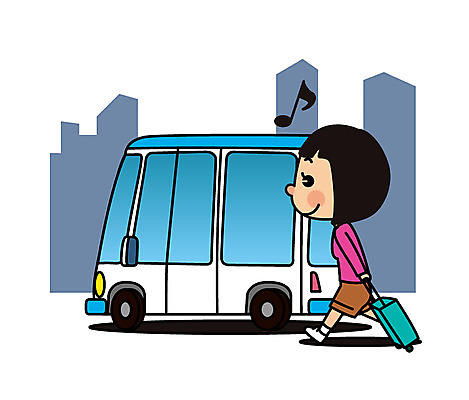 전신 여자 유럽 해외여행 여행 일러스트 버스 한명 성인 건물 캐리어 국내일러스트 AI파일 1 해외 건축물 나라 육상교통 대중교통 사람 여행가방 파일형식 벡터