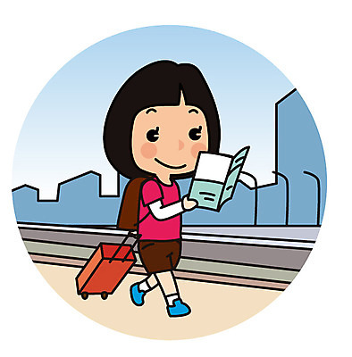 전신 응시 여자 유럽 해외여행 여행 지도 일러스트 한명 들기 성인 건물 캐리어 길찾기 국내일러스트 AI파일 1 해외 건축물 시선 나라 모션 사람 여행가방 파일형식 벡터