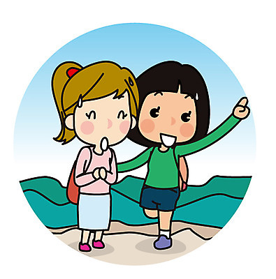 전신 여자 유럽 해외여행 여행 일러스트 산 성인 두명 친구 정상 땀 힘듦 국내일러스트 AI파일 해외 나라 컨셉 관계 사람 파일형식 벡터