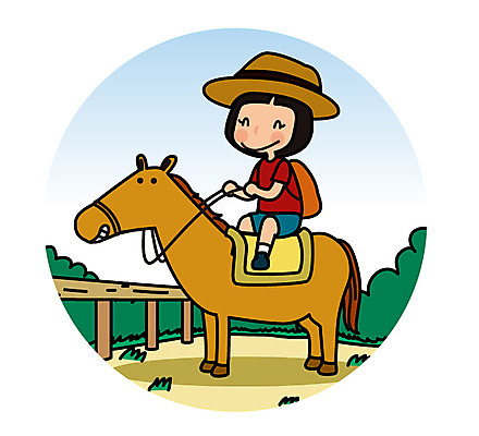 전신 나무 여자 유럽 해외여행 여행 일러스트 한명 앉기 성인 울타리 말_동물 승마 국내일러스트 AI파일 식물 1 해외 나라 스포츠 포유류 모션 사람 담장 파일형식 벡터