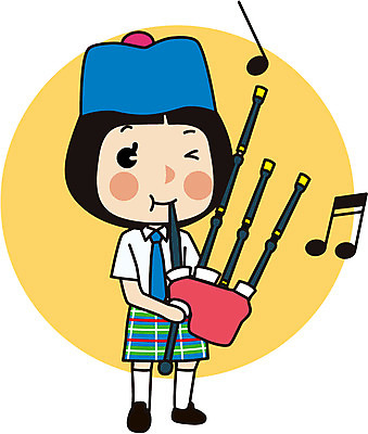 전신 여자 유럽 악기 해외여행 여행 연주 일러스트 한명 서기 성인 체험 전통의상 스코틀랜드 국내일러스트 AI파일 1 전통 해외 나라 음악 컨셉 모션 영국 사람 파일형식 벡터