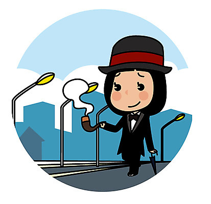 전신 여자 유럽 해외여행 여행 일러스트 담배 한명 서기 정장 성인 신사복 담뱃대 국내일러스트 AI파일 1 해외 옷 나라 모션 사람 파일형식 벡터