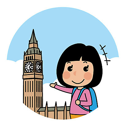 여자 유럽 해외여행 여행 포즈 일러스트 영국 한명 서기 상반신 성인 시계탑 빅벤 국내일러스트 AI파일 1 해외 나라 모션 사람 탑 런던 파일형식 벡터
