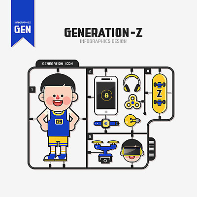 전신 남자 얼굴 일러스트 전구 청소년 한명 스마트폰 장난감 헤드폰 스케이트보드 드론 가상현실 오큘러스 Z세대 VR기기 국내일러스트 AI파일 1 음향기기 사람 신체부위 핸드폰 스마트기기 기계 보드_스포츠 세대 파일형식 벡터