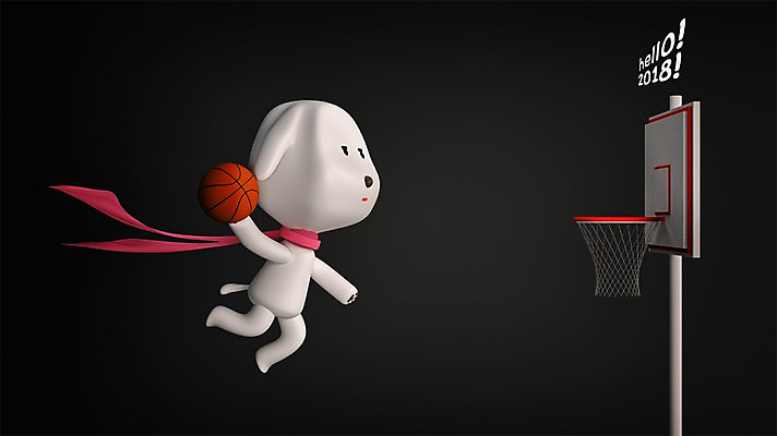 PSD 편집이미지 한마리 새해 농구 농구공 3D캐릭터 사람없음 3D 개 신년캐릭터 개캐릭터 농구대 2018년 무술년 편집3D 캐릭터 1 동물캐릭터 공 포유류 구기 연도 골대 디지털합성 파일형식
