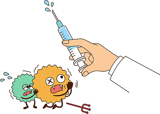 손 일러스트 주사기 신체부위 바이러스 질병 무서움 예방 백신 예방접종 백신접종 부스터샷 위드코로나 국내일러스트 AI파일 감정 의학 의료기기 사람 사회이슈 접종 파일형식 벡터