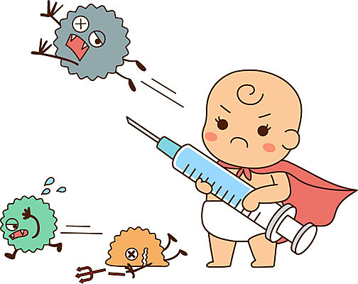 전신 남자 일러스트 주사기 한명 서기 들기 아기 바이러스 질병 예방 박테리아 강화 면역력 예방접종 국내일러스트 AI파일 1 의학 의료기기 모션 사람 접종 파일형식 벡터