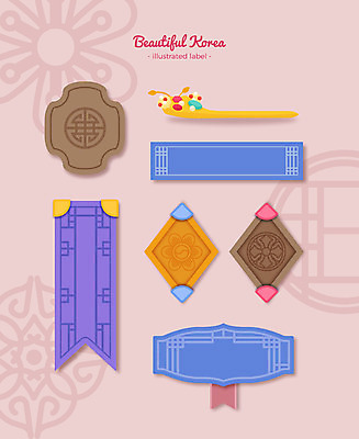 한국전통 문양 리본 액자 패턴 일러스트 프레임 사람없음 장식 세트 전통무늬 라벨 끈 격자 비녀 프레임일러스트 전통프레임 국내일러스트 AI파일 전통 무늬 전통소품 한국 파일형식 벡터 헤어액세사리