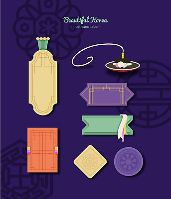 한국전통 문양 패턴 일러스트 프레임 사람없음 장식 세트 전통무늬 라벨 사물놀이 격자 상모 프레임일러스트 전통프레임 국내일러스트 AI파일 전통 무늬 한국 전통놀이 전통공연 파일형식 벡터