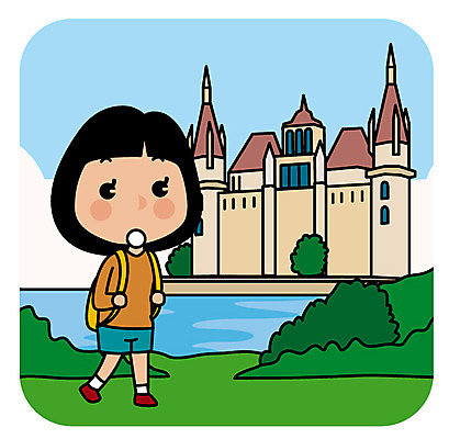 전신 여자 유럽 여행 일러스트 한명 서기 성인 강 성 유럽여행 고풍 국내일러스트 AI파일 1 건축물 나라 해외여행 모션 사람 파일형식 벡터