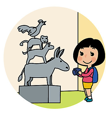 전신 동물 여자 유럽 여행 일러스트 한명 서기 성인 동상 악단 유럽여행 브레멘 국내일러스트 AI파일 1 나라 음악 해외여행 모션 독일 사람 조형물 기념물 파일형식 벡터