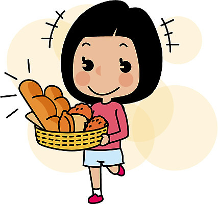 전신 여자 유럽 빵 여행 일러스트 한명 서기 들기 성인 바구니 유럽여행 국내일러스트 AI파일 1 나라 음식 해외여행 모션 사람 파일형식 벡터