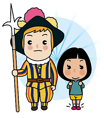 전신 여자 남자 유럽 여행 일러스트 서기 성인 두명 스위스 유럽여행 근위병 국내일러스트 AI파일 나라 해외여행 모션 사람 군인 파일형식 벡터