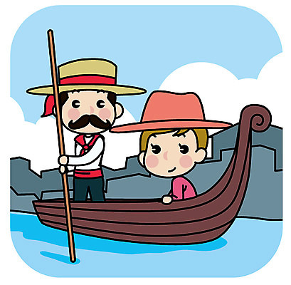 여자 남자 유럽 여행 일러스트 서기 앉기 상반신 성인 두명 곤돌라 뱃사공 유럽여행 선박 국내일러스트 AI파일 나라 해외여행 수상교통 모션 사람 파일형식 벡터