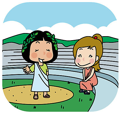 전신 여자 유럽 여행 일러스트 서기 앉기 성인 두명 친구 우정 토론 콜로세움 유럽여행 국내일러스트 AI파일 나라 해외여행 관계 모션 사람 로마 파일형식 벡터