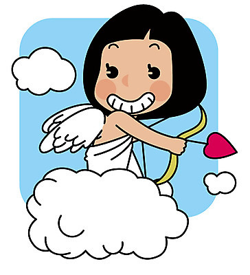 구름 여자 유럽 여행 일러스트 천사 화살 한명 상반신 성인 큐피드 유럽여행 사랑의화살 국내일러스트 AI파일 자연요소 1 나라 해외여행 사람 파일형식 벡터