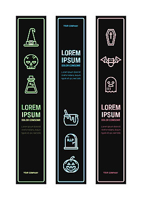 템플릿 배너템플릿 세로배너 해골 사각프레임 사람없음 사각형 할로윈 현수막 솥 비석 네온 관 박쥐 마녀모자 잭오랜턴 배너세트 AI파일 도형 모자_잡화 배너 포유류 주방용품 뼈 프레임 세로 세트 파일형식 벡터