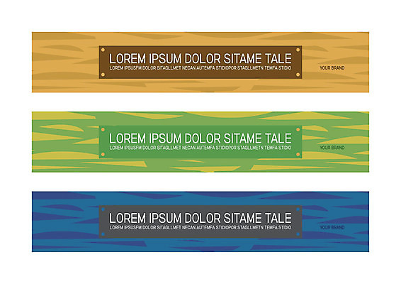 도형 템플릿 배너템플릿 가로배너 사각프레임 사람없음 사각형 현수막 배너세트 AI파일 배너 프레임 가로 세트 파일형식 벡터