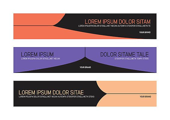 도형 템플릿 배너템플릿 가로배너 선 사각프레임 사람없음 사각형 현수막 배너세트 AI파일 배너 프레임 가로 세트 파일형식 벡터