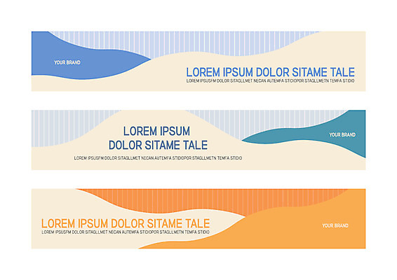 도형 템플릿 배너템플릿 가로배너 선 곡선 사각프레임 사람없음 사각형 현수막 배너세트 AI파일 배너 프레임 가로 세트 파일형식 벡터