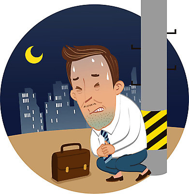 전신 남자 캠페인 가로등 가방 일러스트 한명 앉기 성인 건물 치료 고통 질병 암 복통 국내일러스트 AI파일 1 건축물 잡화 공공시설 감정 의학 모션 사람 파일형식 벡터