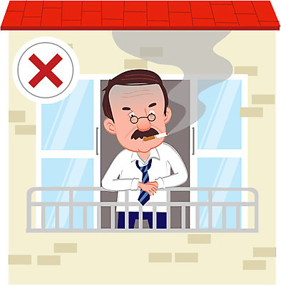 남자 캠페인 일러스트 창문 담배 한명 서기 상반신 성인 치료 금지 발코니 질병 암 식도암 국내일러스트 AI파일 1 의학 모션 사람 파일형식 벡터