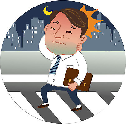 전신 남자 캠페인 가방 일러스트 한명 성인 건물 치료 걷기 횡단보도 질병 암 뇌종양 국내일러스트 AI파일 1 건축물 잡화 의학 모션 사람 보행로 병 파일형식 벡터