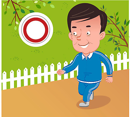 전신 공원 남자 캠페인 일러스트 한명 성인 치료 운동 걷기 질병 암 국내일러스트 AI파일 1 공공시설 의학 모션 건강 사람 파일형식 벡터