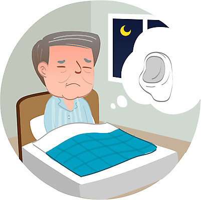 노년 남자 캠페인 일러스트 한명 상반신 치료 침실 침대 질병 화장실 변기 암 국내일러스트 AI파일 1 가구 의학 사람 성인 파일형식 벡터