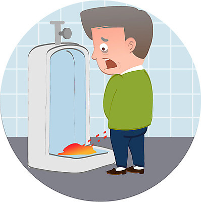 전신 노년 남자 캠페인 일러스트 한명 서기 치료 질병 화장실 암 전립선 혈뇨 국내일러스트 AI파일 1 의학 모션 사람 성인 파일형식 벡터