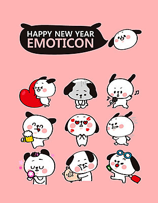 캐릭터 여행 스티커 여러마리 일러스트 노래 새해 맥주 사랑 사람없음 세트 달리기 돼지저금통 개띠 강아지 준비 개캐릭터 이모티콘 2018년 두근두근 잘못 무술년 금융의날 일러캐릭터 AI파일 감정 음악 동물캐릭터 다수 모션 주류 반려동물 저금통 십이지신 개 연도 파일형식 벡터 법정기념일