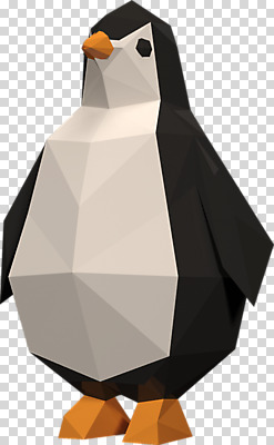 동물 편집이미지 한마리 사람없음 3D소스 3D 입체 디지털합성 펭귄 PNG 편집소스 1 조류 파일형식