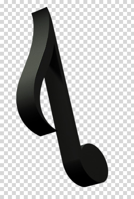 편집이미지 음표 사람없음 3D소스 3D 입체 디지털합성 8분음표 PNG 편집소스 기호 음악 파일형식