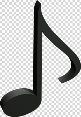 편집이미지 음표 사람없음 3D소스 3D 입체 디지털합성 8분음표 PNG 편집소스 기호 음악 파일형식