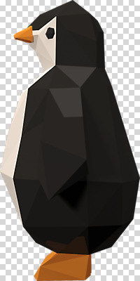 동물 편집이미지 한마리 사람없음 3D소스 3D 입체 디지털합성 펭귄 PNG 편집소스 1 조류 파일형식