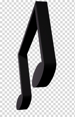 편집이미지 음표 사람없음 3D소스 3D 입체 디지털합성 PNG 16분음표 편집소스 기호 음악 파일형식