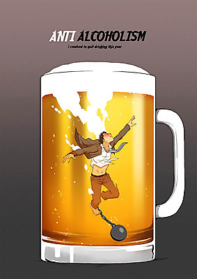 전신 PSD 남자 캠페인 일러스트 새해 맥주 건강 한명 성인 계획 쇠사슬 맥주잔 금주 술독 익사 국내일러스트 1 컨셉 술잔 주류 사람 파일형식