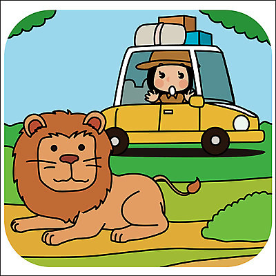 나무 동물 한마리 여자 여행 일러스트 아프리카 자동차 한명 초원 상반신 성인 야외 놀람 세계여행 사자 국내일러스트 AI파일 식물 1 감정 나라 육상교통 포유류 표정 사람 세계 파일형식 벡터