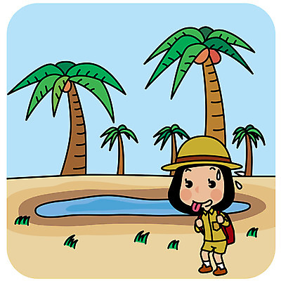 전신 여자 여행 일러스트 아프리카 한명 성인 야외 야자수 걷기 사막 세계여행 갈증 오아시스 힘듦 국내일러스트 AI파일 나무 1 나라 컨셉 모션 사람 세계 파일형식 벡터