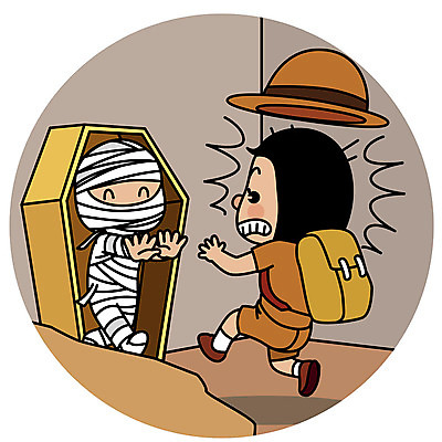 전신 모자 여자 여행 일러스트 아프리카 이집트 성인 두명 놀람 체험 세계여행 무서움 관 미라 국내일러스트 AI파일 잡화 감정 나라 컨셉 표정 사람 세계 파일형식 벡터