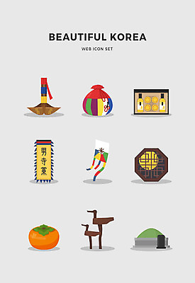 아이콘 한국전통 전통 창문 복주머니 감 사람없음 세트 보름달 풍물놀이 연 복조리 선물세트 풍물 솟대 성묘 2D아이콘 AI파일 과일 전통소품 한국 국악 선물 놀이용품 달 파일형식 벡터