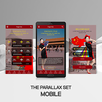 PSD 외국인 템플릿 여자 여행 웹템플릿 지도 모바일 여러명 20대 성인 빨간색 스마트폰 쇼핑 중국인 여행객 중국 치파오 모바일템플릿 모바일웹 성인여자만 패럴렉스 이미지템플릿 아시아 컬러 다수 사람 동양인 인종 청년 핸드폰 스마트기기 전통의상 여자만 성인만 파일형식