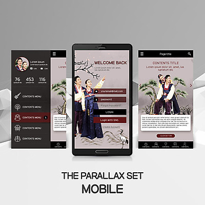 PSD 템플릿 한국전통 부부 여자 남자 웹템플릿 모바일 수묵화 여러명 20대 성인 스마트폰 한국인 한복 모바일템플릿 모바일웹 성인만 패럴렉스 이미지템플릿 전통 커플 다수 한국 미술 사람 동양인 청년 핸드폰 스마트기기 전통의상 파일형식