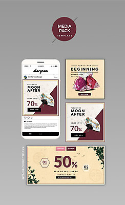 PSD 템플릿 한국전통 웹템플릿 디자인시안 모바일 새해 복주머니 사람없음 세트 홈페이지 부채 소셜네트워크 미디어팩 SNS배너 이미지템플릿 전통 전통소품 한국 파일형식