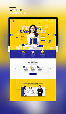 PSD 템플릿 여자 남자 웹템플릿 사이트템플릿 선물 20대 성인 세명 선물상자 쇼핑 태블릿 홈페이지 노란색 세일 홈페이지시안 한국인 쿠폰 성인만 이미지템플릿 컬러 사람 동양인 청년 전자제품 스마트기기 상자 파일형식